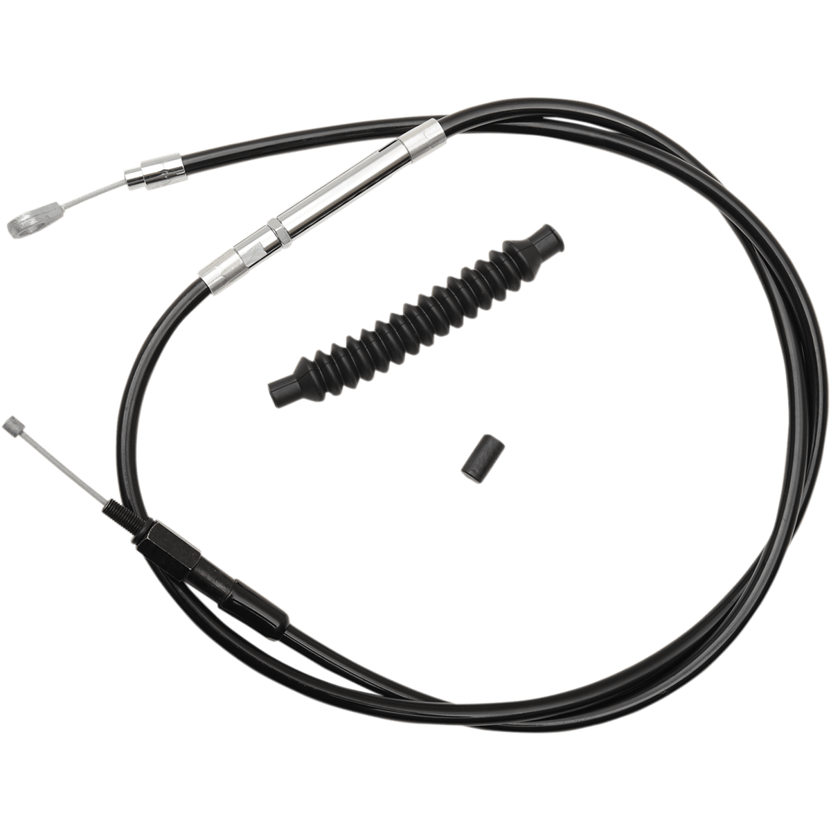 LA CHOPPERS Clutch Cable 18" 20" Ape Hanger Handlebars Black Vinyl LA8100C19B