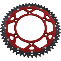 MOOSE RACING Dual Sprocket Red 52 Tooth