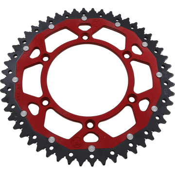 MOOSE RACING Dual Sprocket Red 52 Tooth