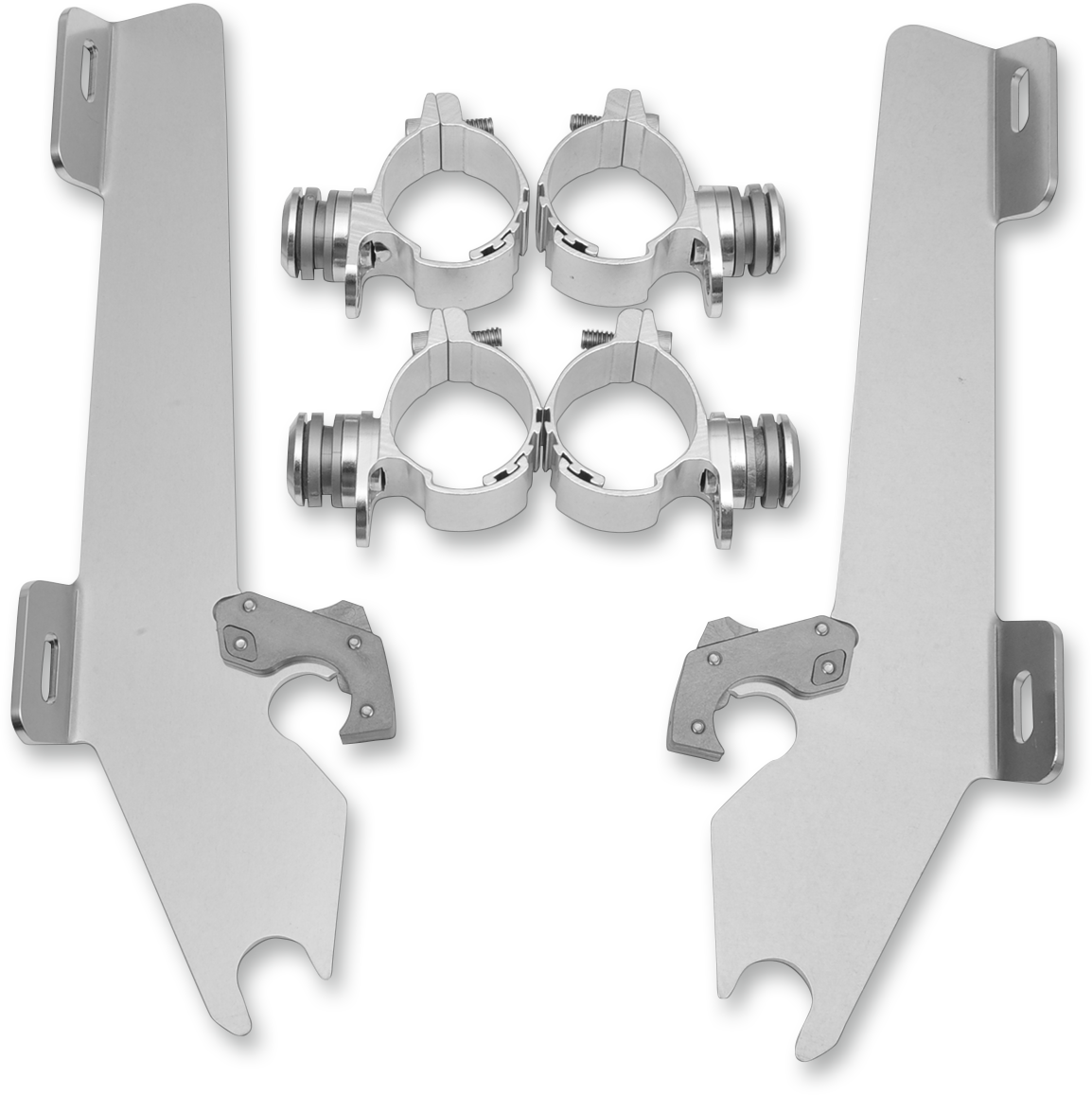 MEMPHIS SHADES Batwing Trigger Lock Mounting Kit Vegas Polished MEK1929