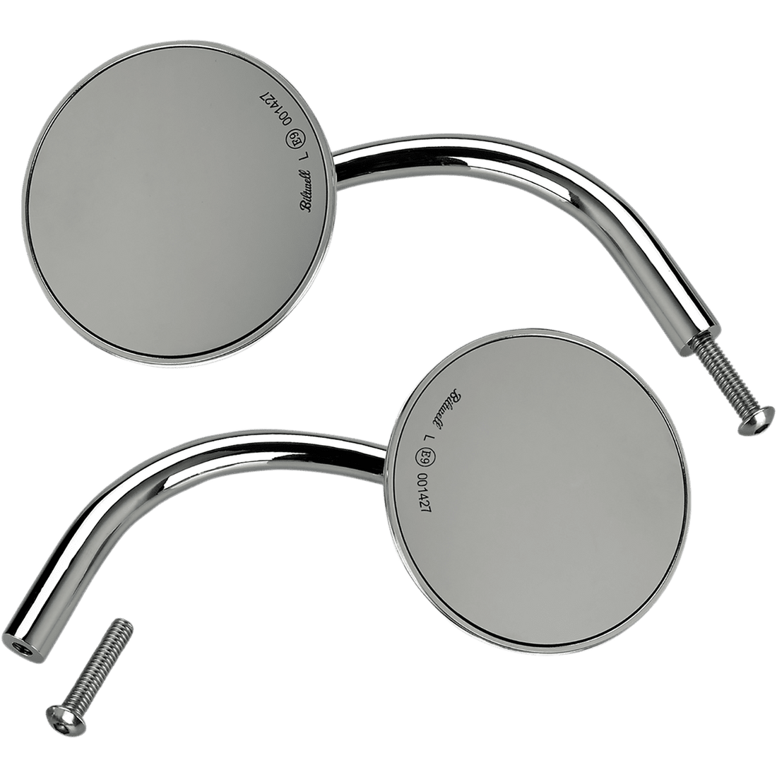 BILTWELL Mirror Round Chrome 6503400532