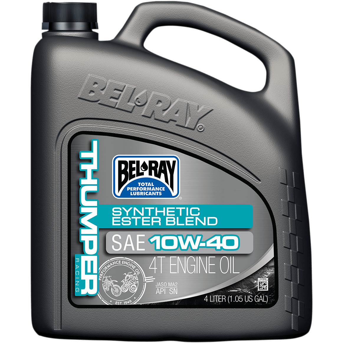 BEL-RAY Thumper Synthetic Blend 4T Oil 10W-40 4L 99520B4LW