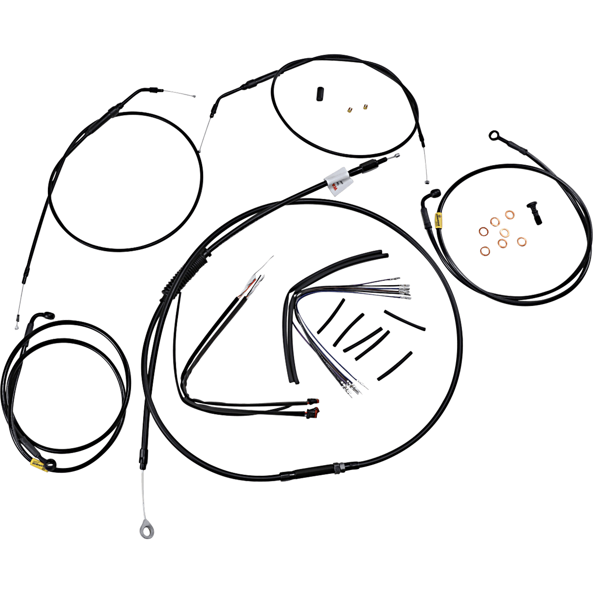 BURLY BRAND Control Kit 16" Ape Hanger Handlebars B301204