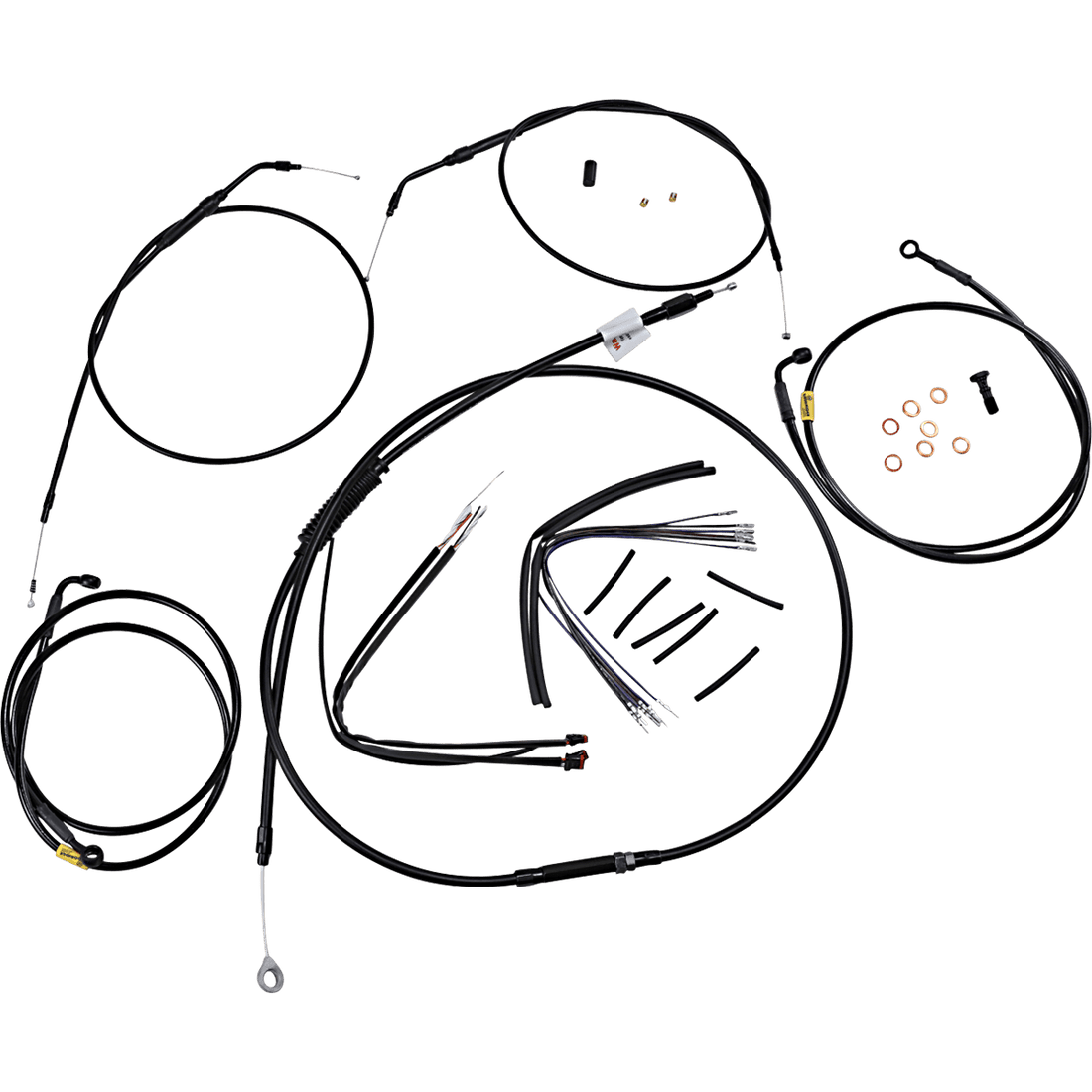 BURLY BRAND Control Kit 16" Ape Hanger Handlebars B301204