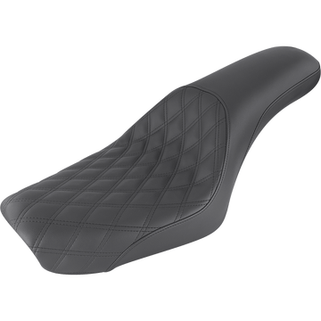 SADDLEMEN Profiler Seat Front Lattice/Rear Smooth Black FXDWG '04-'05 80405149