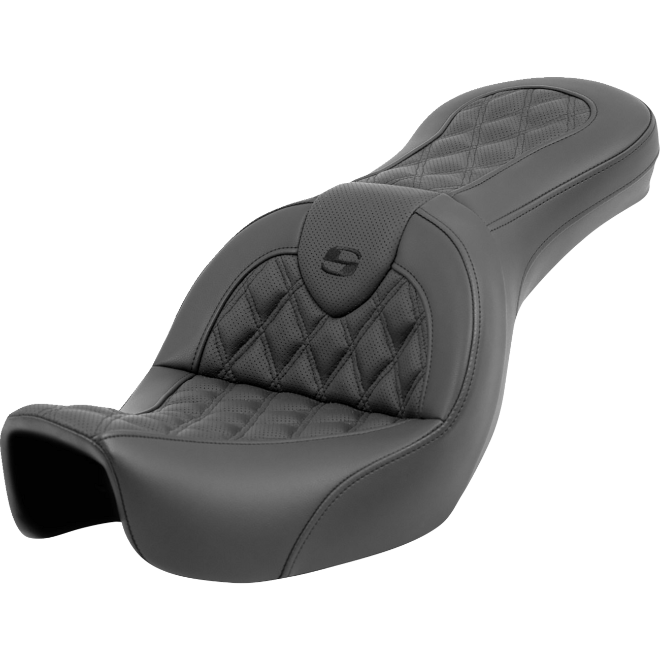 SADDLEMEN Roadsofa™ Seat Lattice Stitch without Backrest FXD '06-'17 80604182