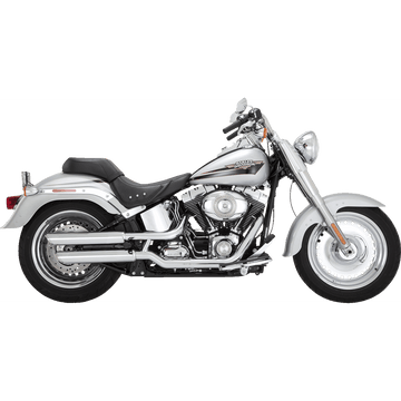 VANCE & HINES 3" Twin Slash Slip-On Muffler Chrome 16343