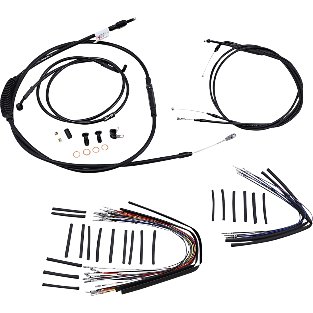 BURLY BRAND Control Kit 16" Ape Hanger Handlebars B301016