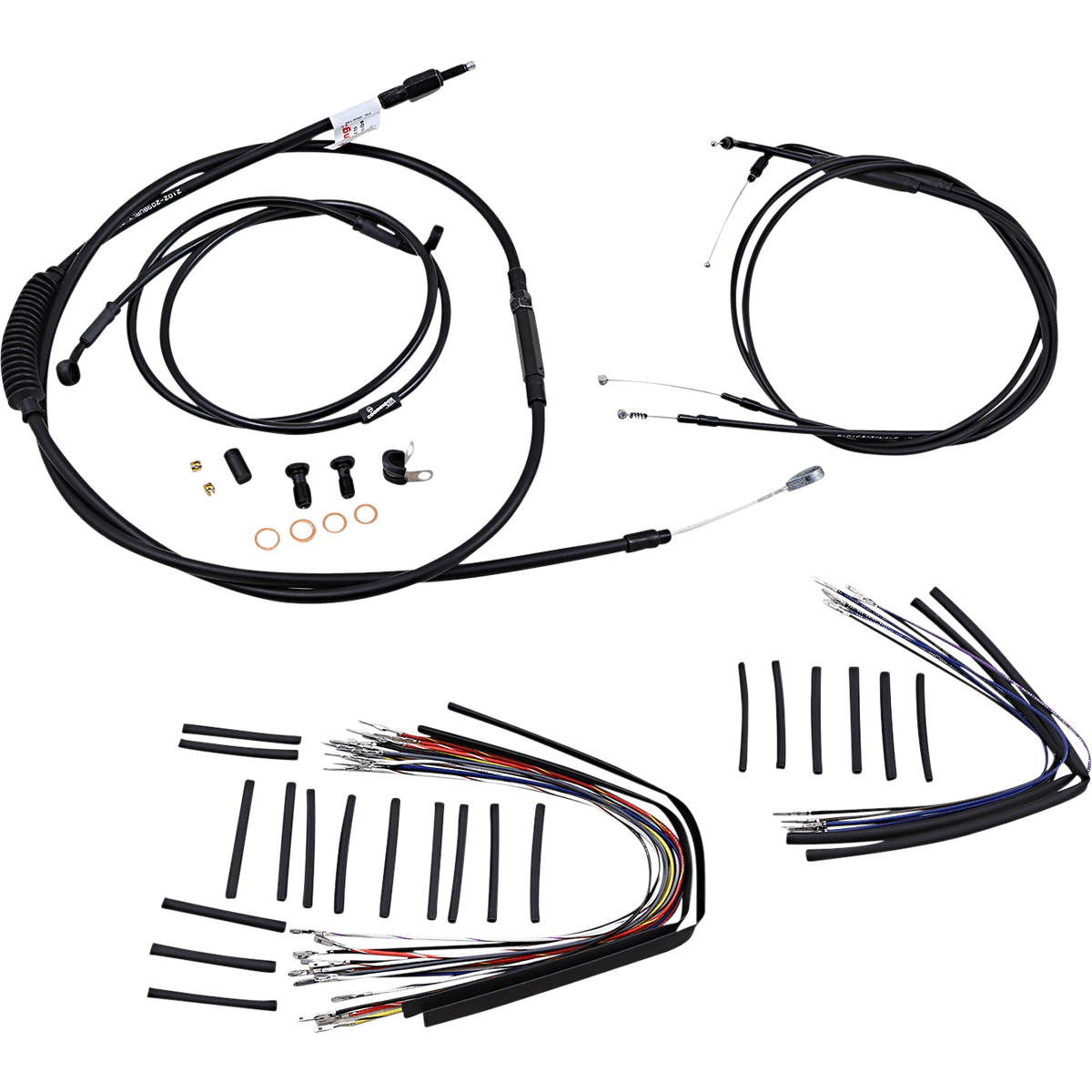 BURLY BRAND Control Kit 16" Ape Hanger Handlebars B301016