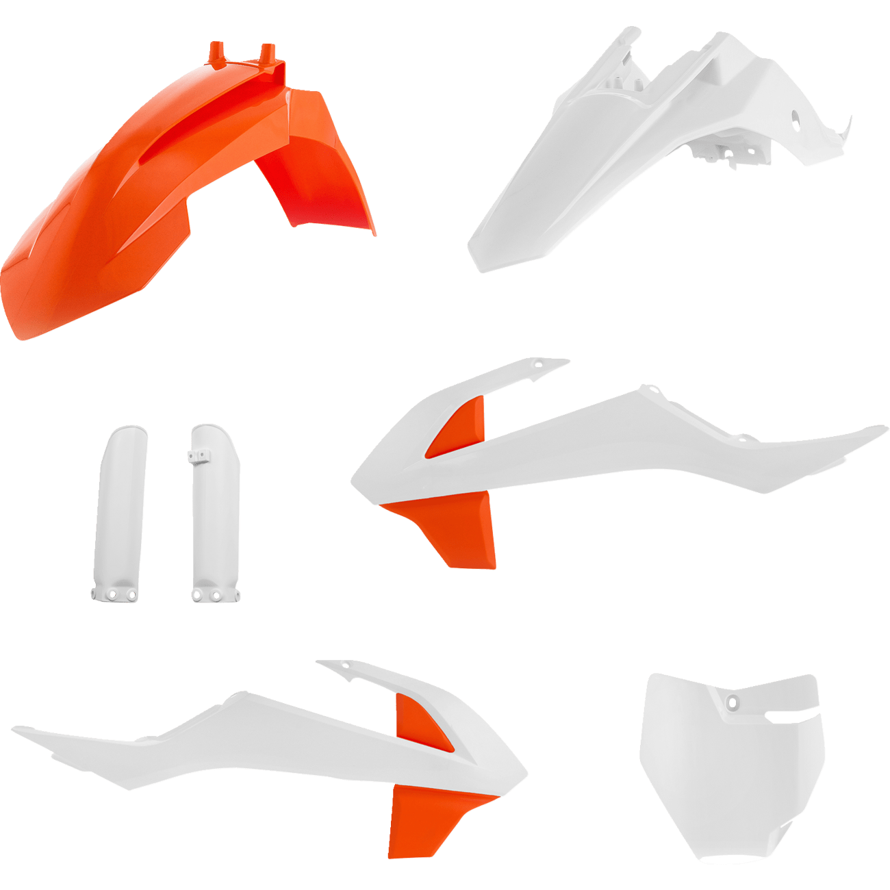 ACERBIS Full Replacement Body Kit OEM '23 White/Orange 2791527705