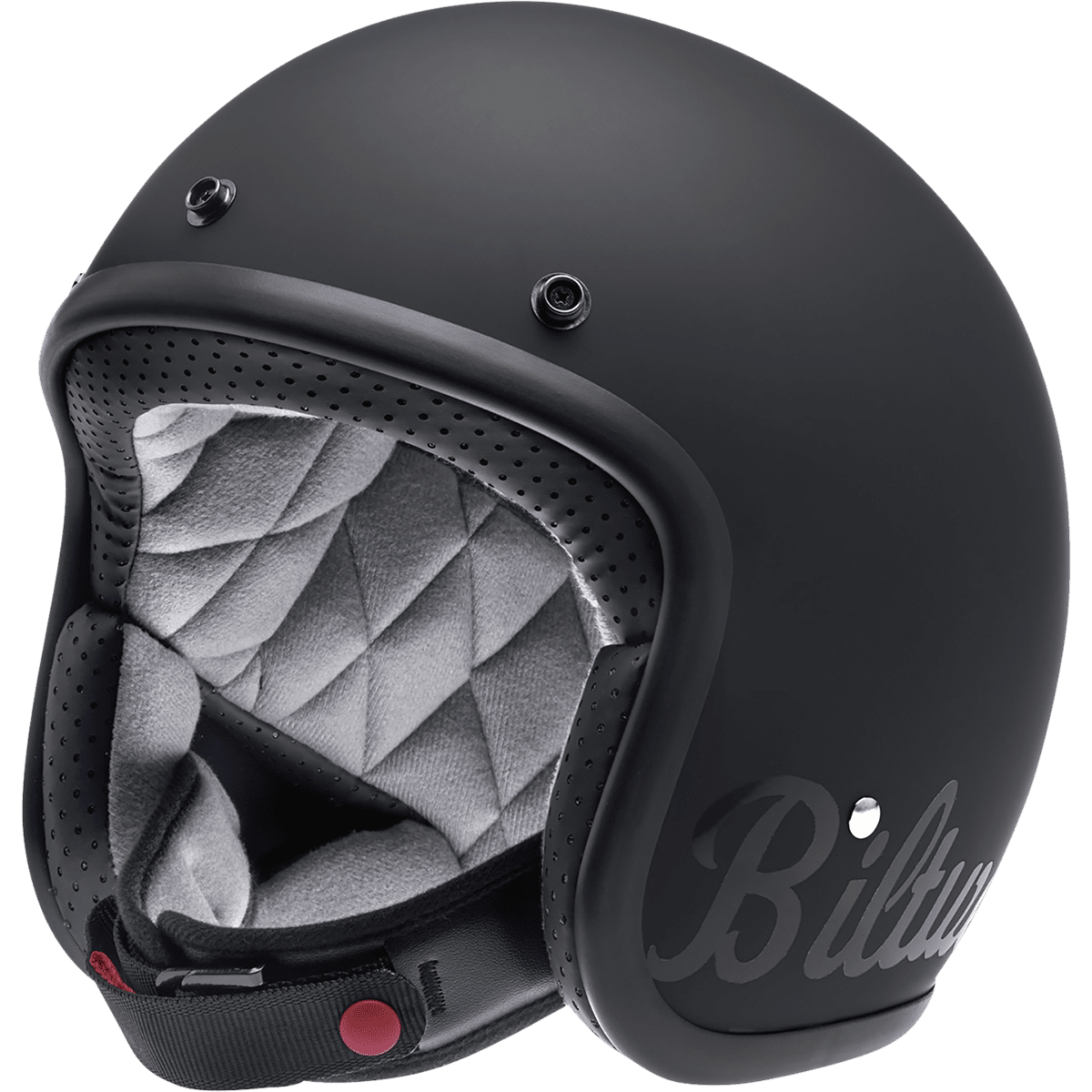 BILTWELL Bonanza Helmet Flat Black Factory XS 1001638201