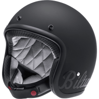 BILTWELL Bonanza Helmet Flat Black Factory XS 1001638201