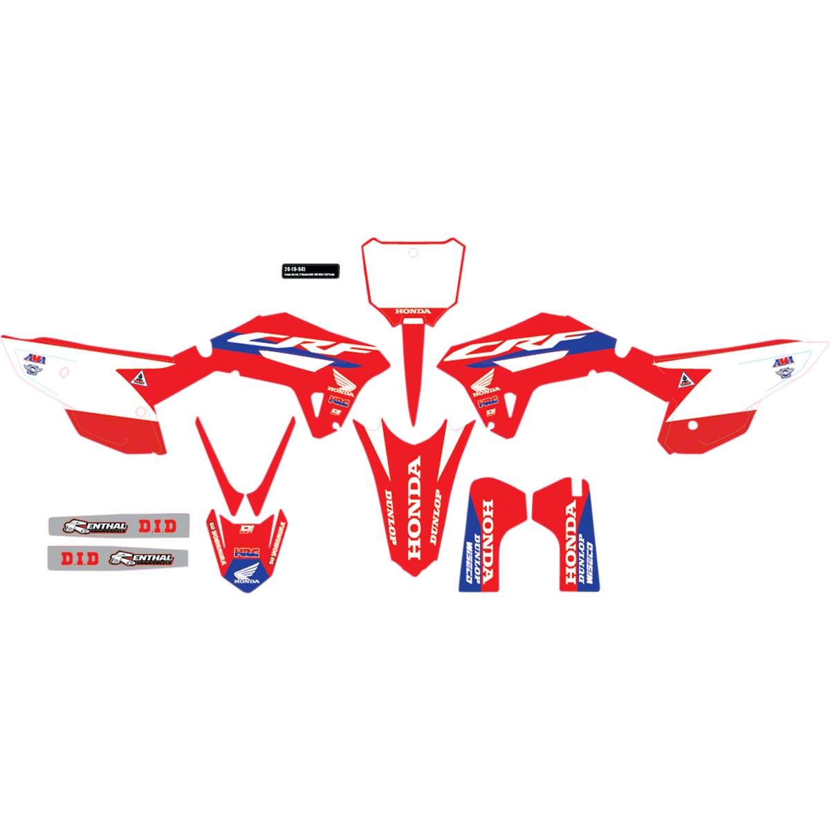 D'COR VISUALS Graphic Kit Honda HRC 2010941