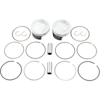 WISECO Tracker™ Series Piston Kit 3.875" 88 Cubic Inch Bored to 95 Cubic Inch Standard Twin Cam