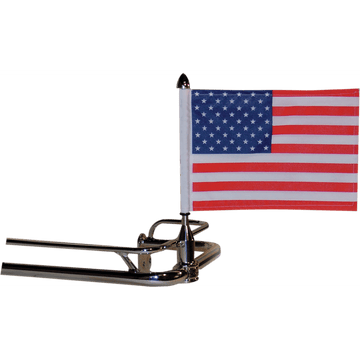 PRO PAD Fixed Flag Mount 3/4" Round Bar With 10" X 15" Flag RFMFXD115