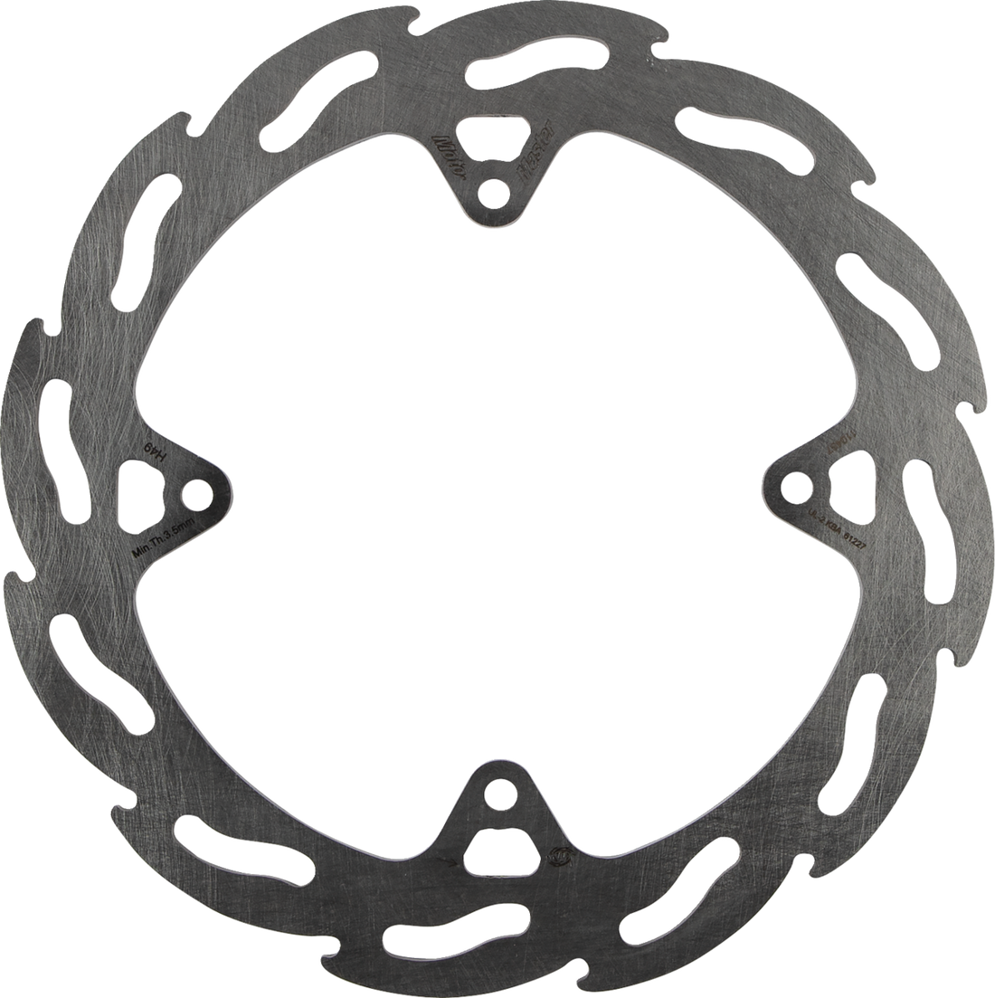 MOTO-MASTER Brake Rotor Rear Flame