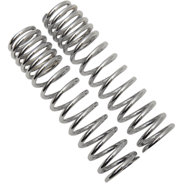 PROGRESSIVE SUSPENSION Shock Springs 12/412-Series Chrome 70-120 lb/in 031394C