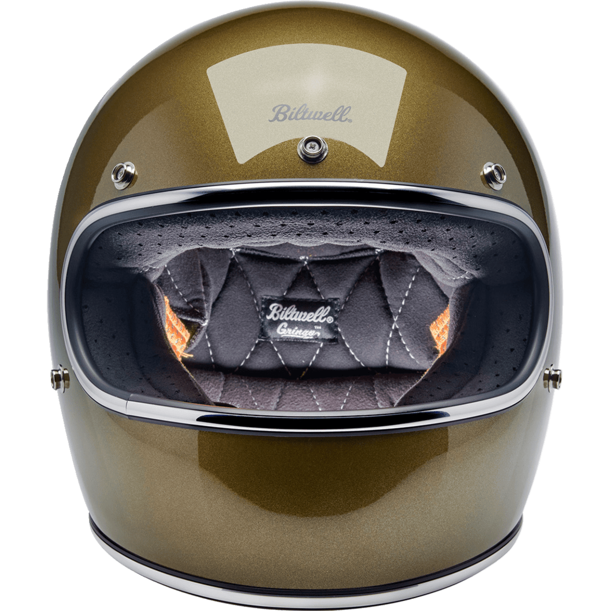 BILTWELL Gringo Helmet Ugly Gold Large 1002363504