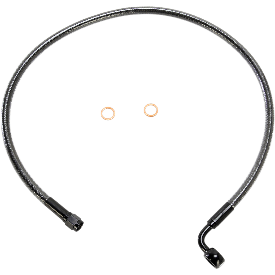 MAGNUM SHIELDING Brake Line 10 mm-90° 26" Black Pearl AS47226