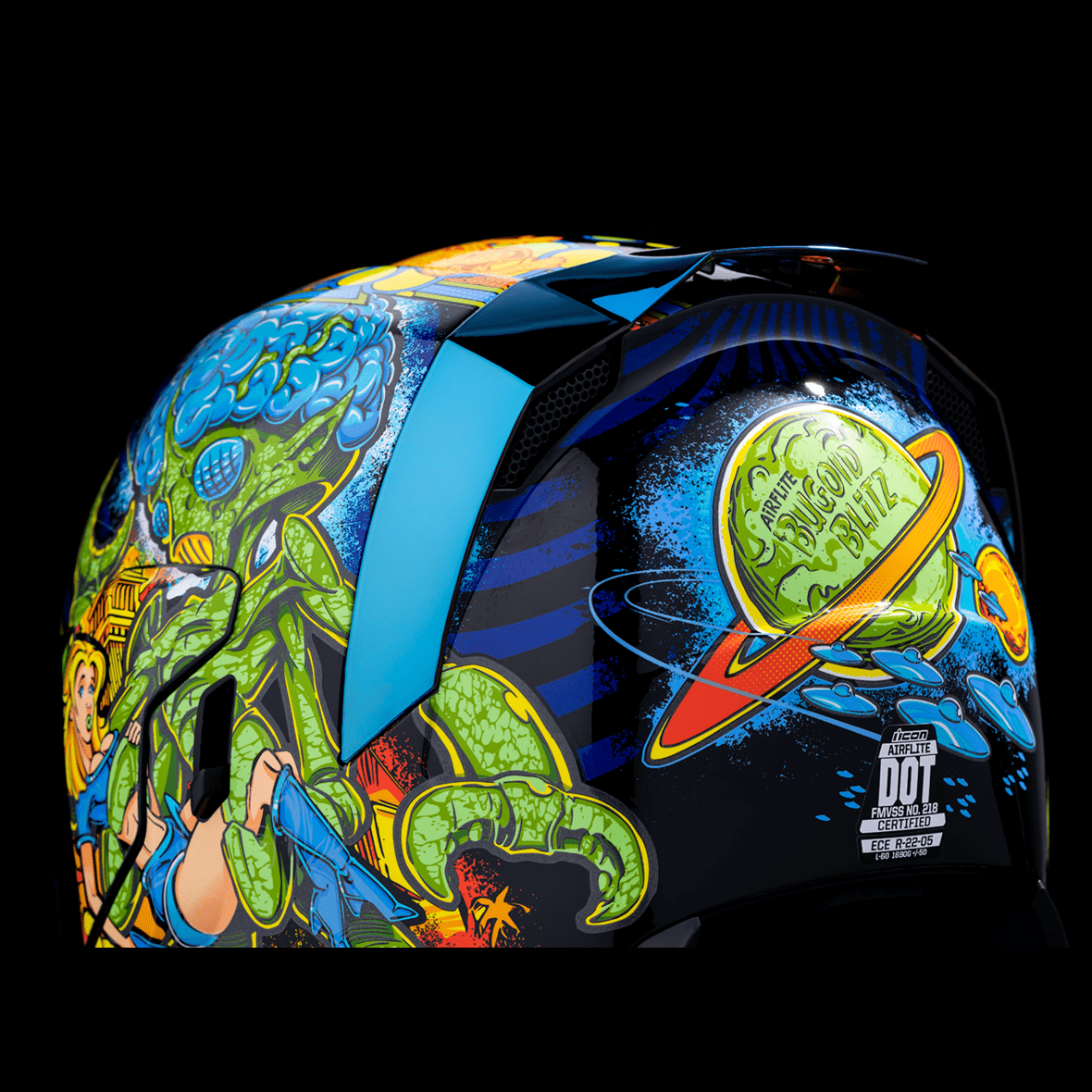 ICON Airflite™ Helmet Bugoid Blitz Blue XS