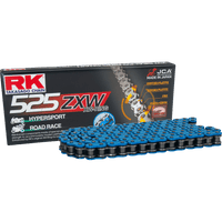 RK 525 ZXW Drive Chain 150 Links Blue BB525ZXW150