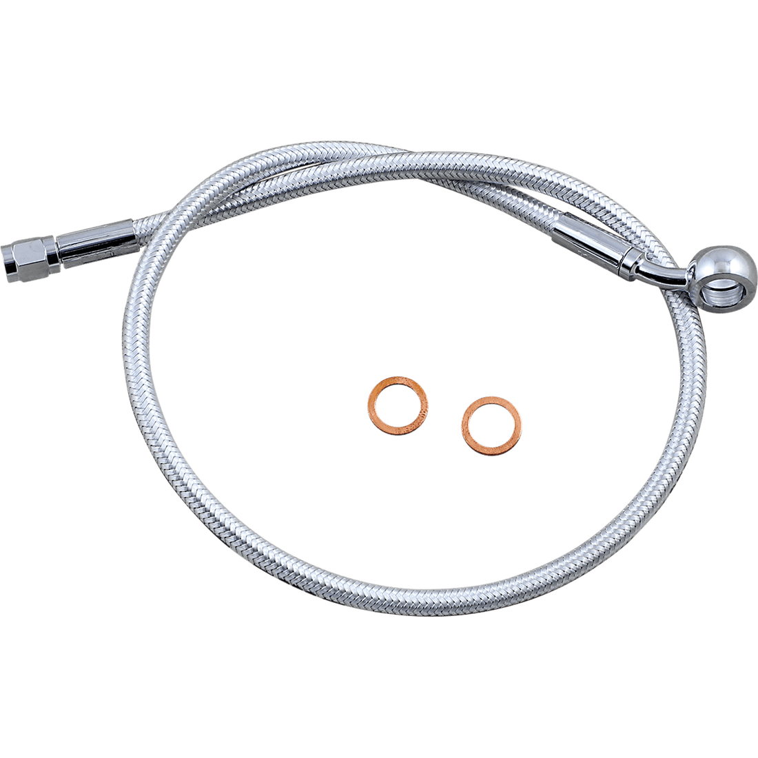 MAGNUM SHIELDING Brake Line 12mm-35° 26" Sterling Chromite II AS378126