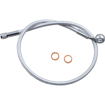 MAGNUM SHIELDING Brake Line 12mm-35° 26" Sterling Chromite II AS378126