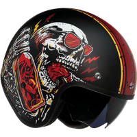 Z1R Saturn Helmet Devil Made Me Black/Red Small