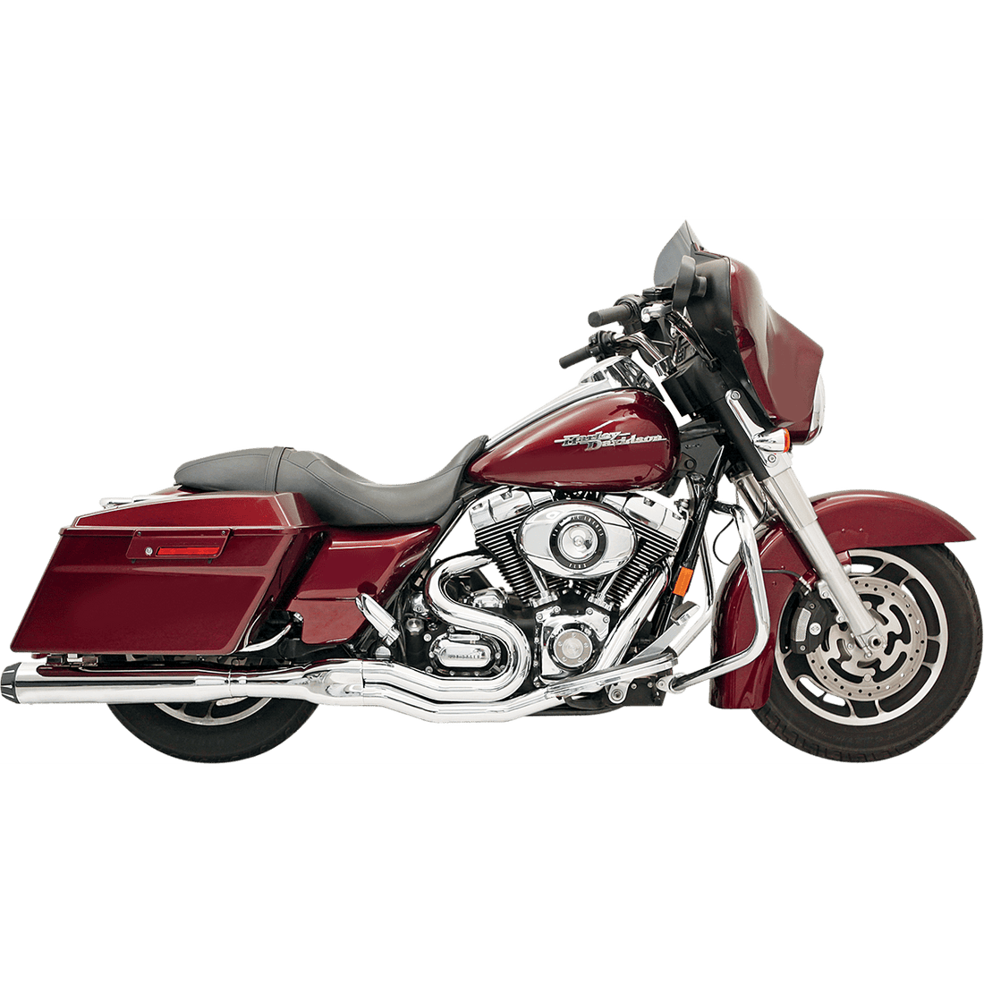 BASSANI XHAUST B1 2:1 Exhaust Chrome FLH777