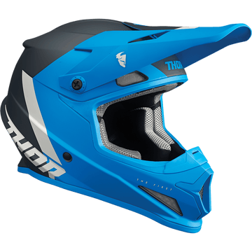 THOR Sector Helmet Chev Blue/Light Gray Medium