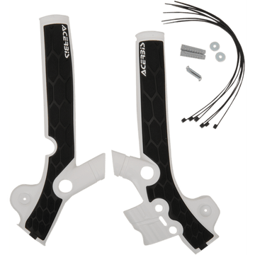 ACERBIS X-Grip Frame Guards White/Black Husqvarna | KTM