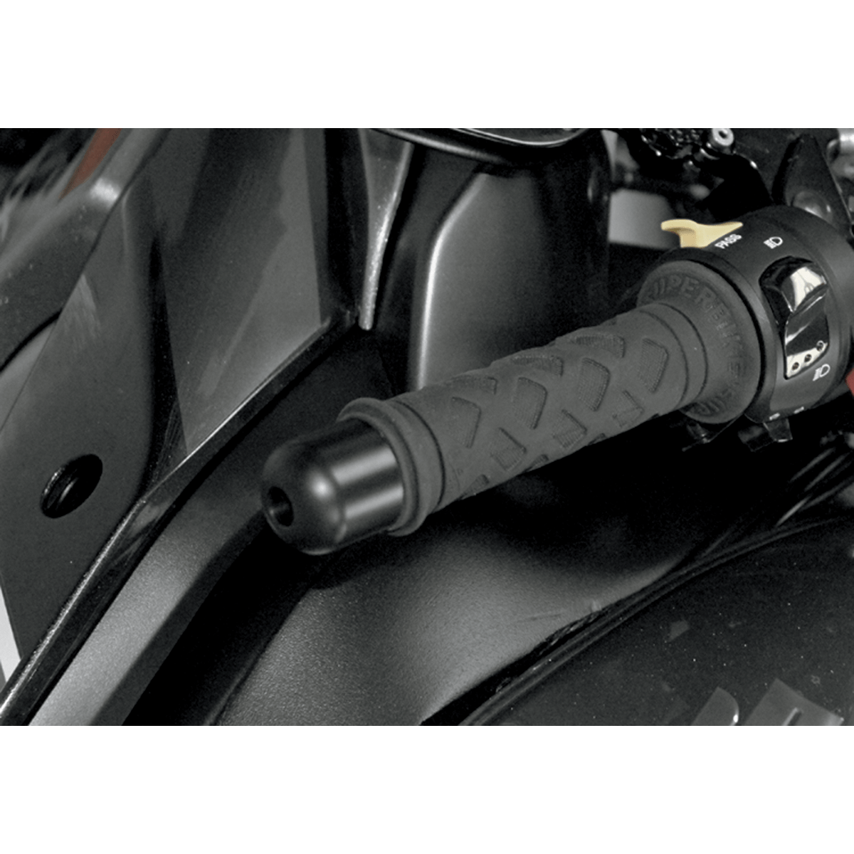 VORTEX Bar End Slider Black