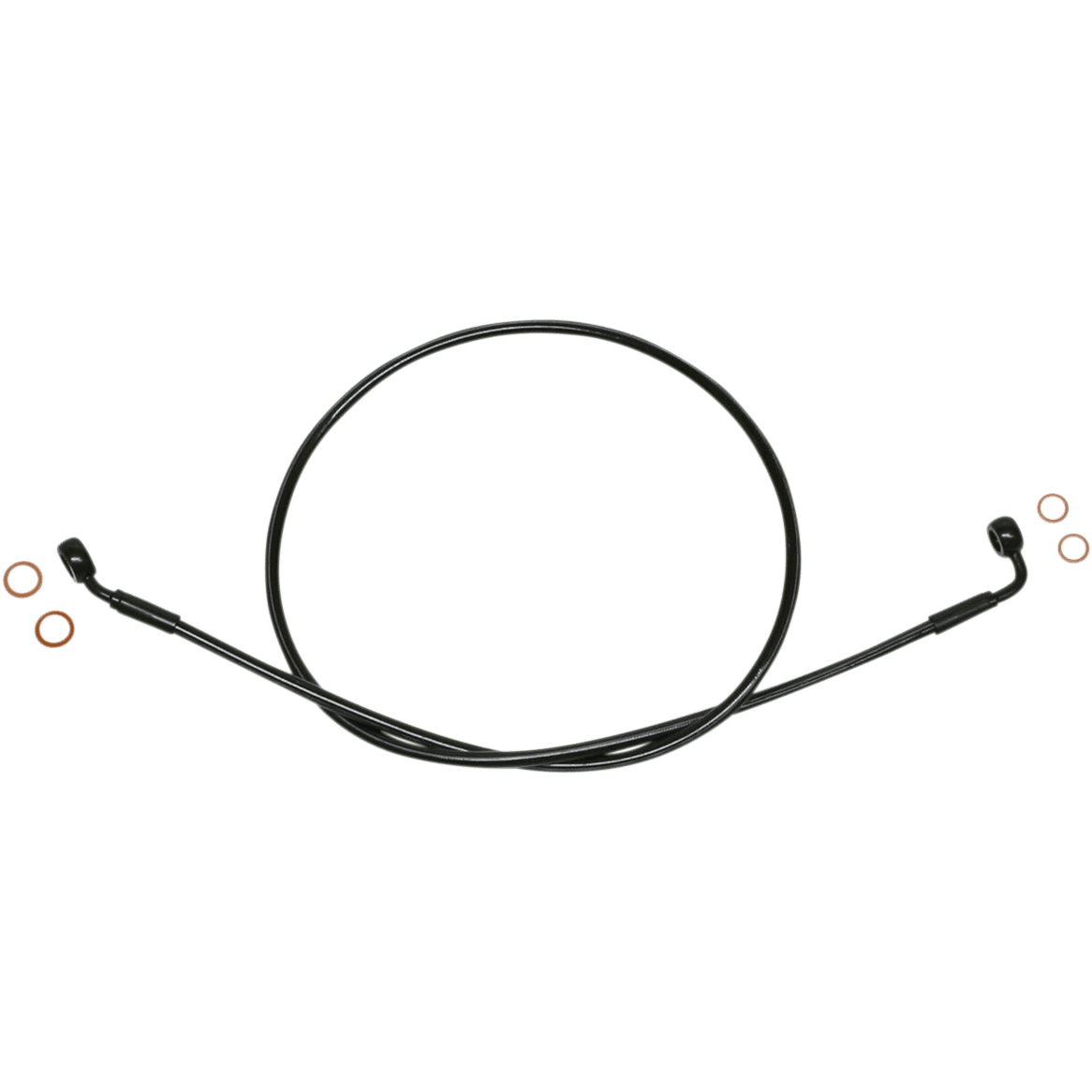 MAGNUM SHIELDING Brake Line EZ Align Stainless Steel Black SBB060149