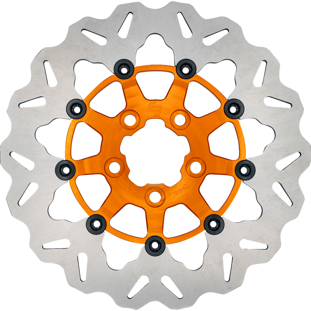 GALFER Brake Rotor Rear Orange DF681CWSO  