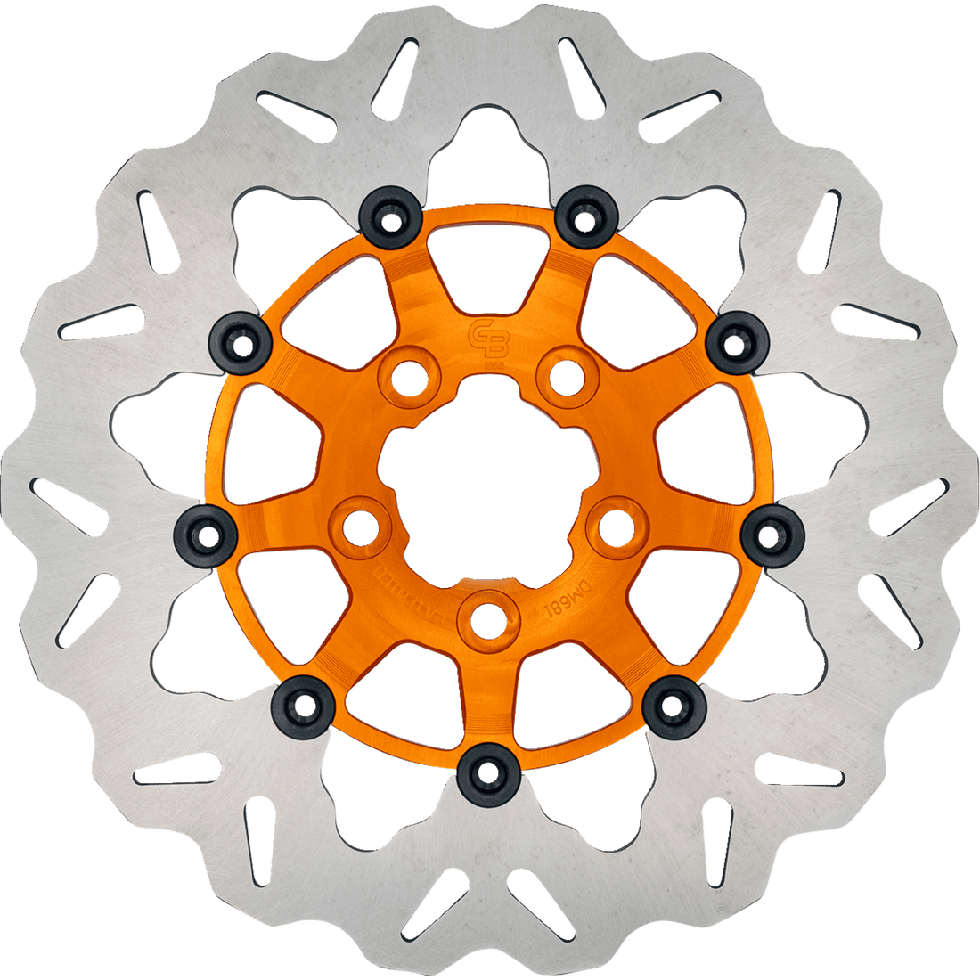 GALFER Brake Rotor Rear Orange DF681CWSO  