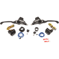 PERFORMANCE MACHINE PM Handlebar Control Set Hydraulic 9/16" Master Cylinder Black 00624020BM