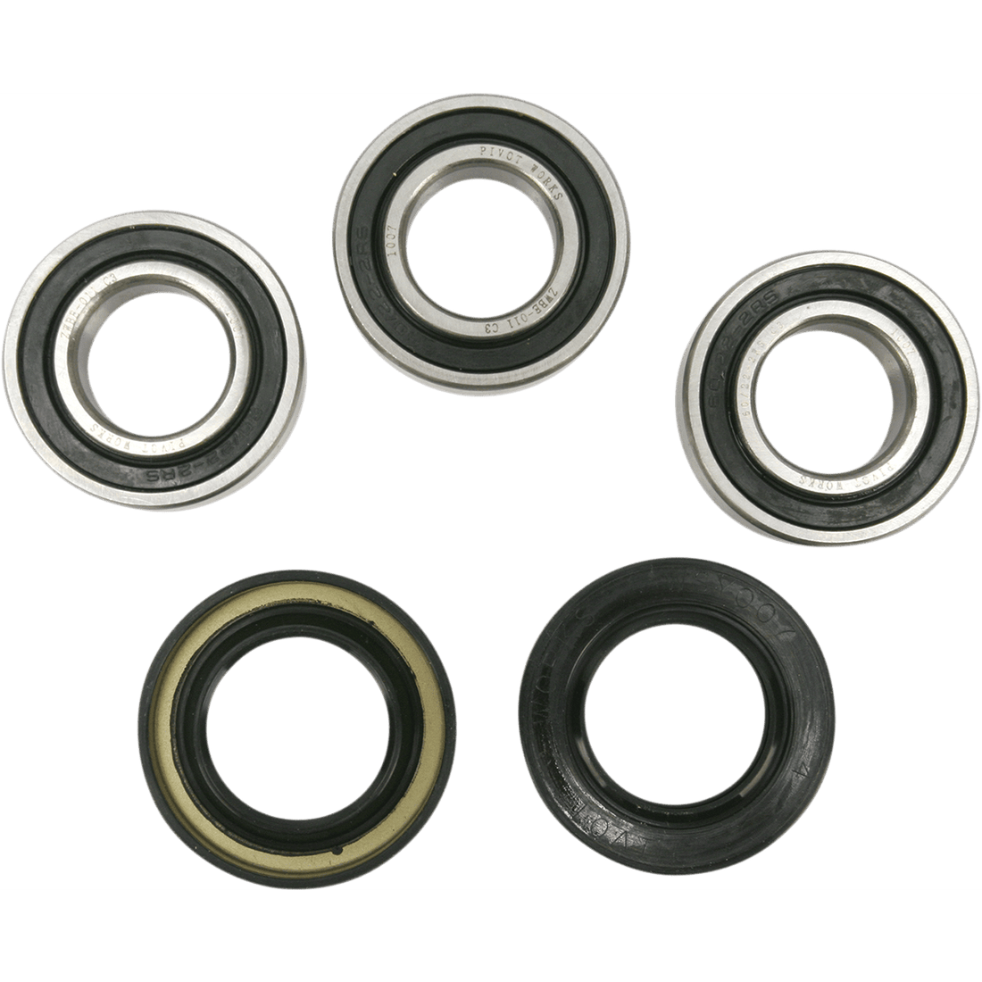 PIVOT WORKS Wheel Bearing Kit Rear