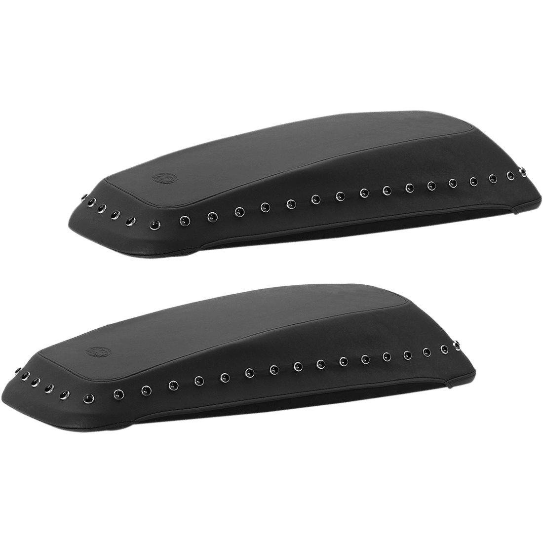 MUSTANG Saddlebag Lid Covers Black Stud '14-'19 FL 77624