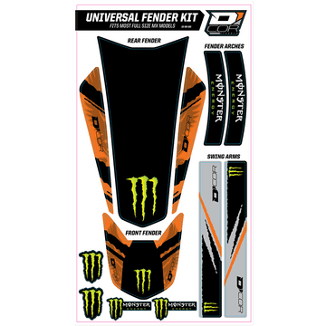 D'COR VISUALS Universal Trim Kit Monster Orange