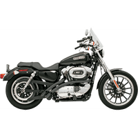 BASSANI XHAUST Radial Sweeper Exhaust Black '86-'03 XL XLFF12B