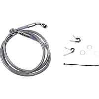 DRAG SPECIALTIES Brake Line Front +6" Stainless Steel XL