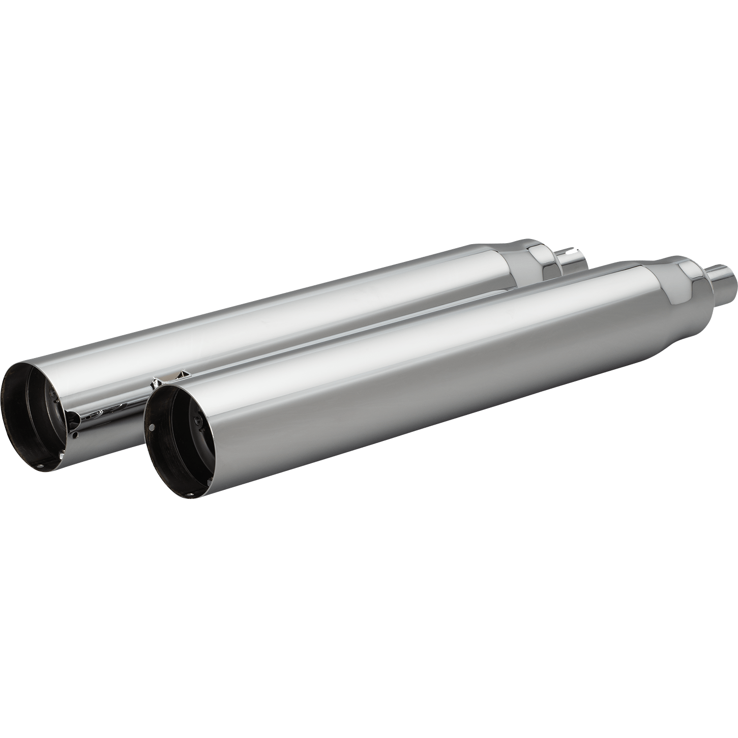 KHROME WERKS 4-1/2" War Hammer Mufflers Chrome 202230