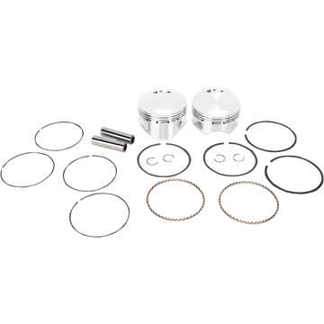 S&S CYCLE Piston Kit for 113" Super Sidewinder® 4.0" Standard