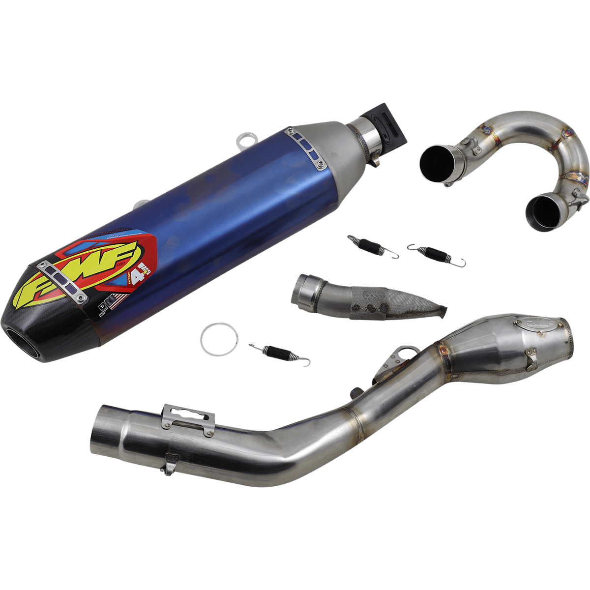 FMF 4.1 RCT Exhaust with MegaBomb Anodized Titanium 045652