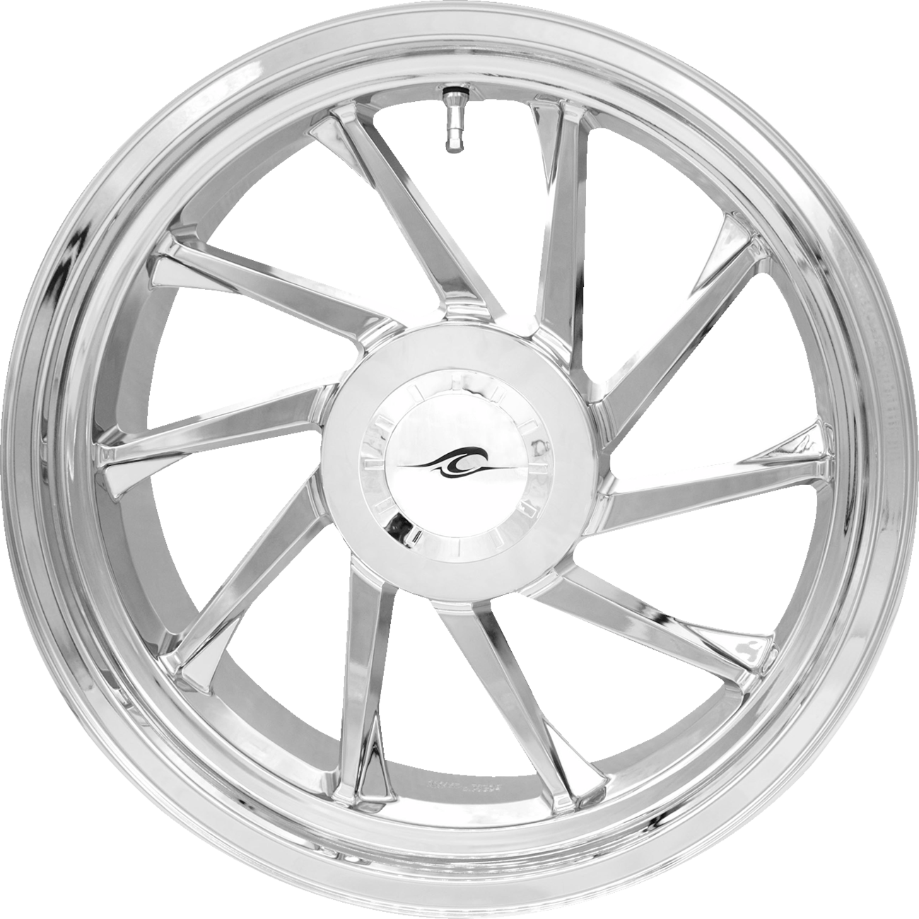 COASTAL MOTO Wheel Hurricane 3D Rear Right Chrome 18" Trike