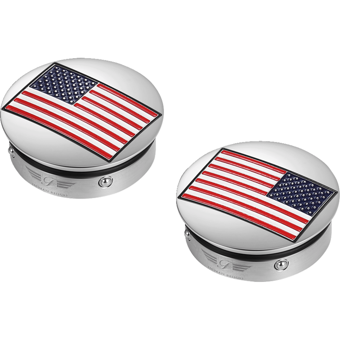 FIGURATI DESIGNS Swing Arm Covers American Flag Reversed FD20AFSS