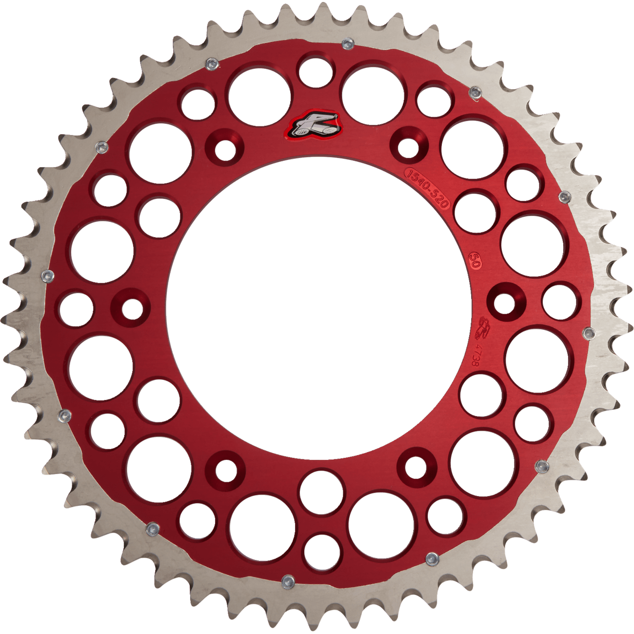 RENTHAL Twinring™ Rear Sprocket 50 Tooth Red 154052050GPRD