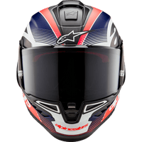 ALPINESTARS Supertech R10 Helmet Team Matte Black/Carbon Red Fluo/Blue XS 82002241383XS