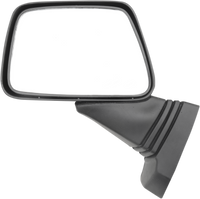 EMGO Mirror Side View Rectangle Black Left