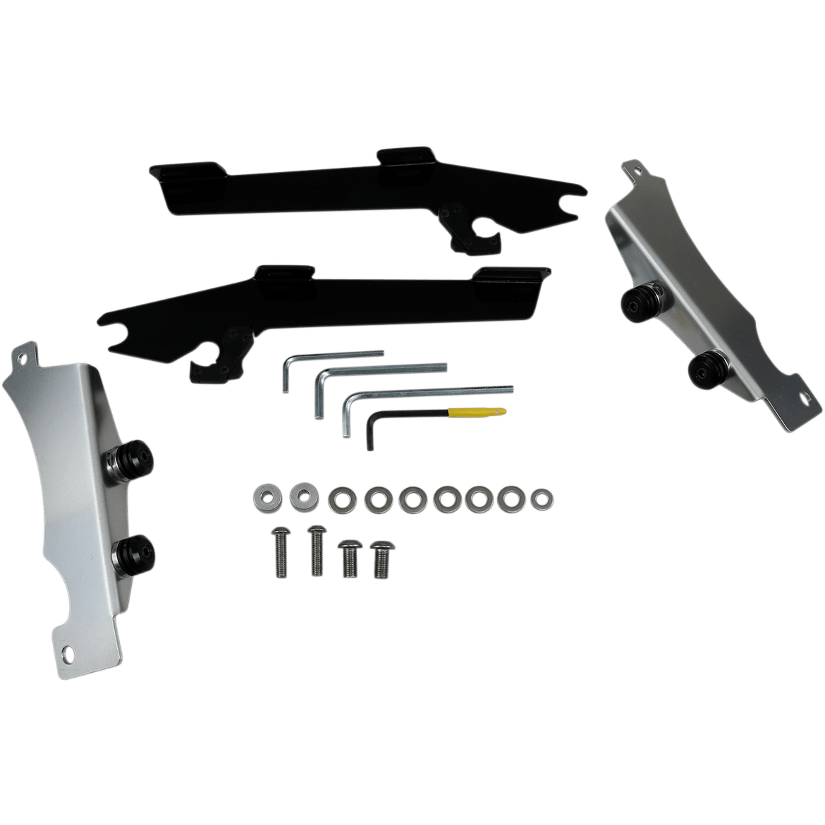 MEMPHIS SHADES Batwing Trigger Lock Mounting Kit V Star Black MEK1910